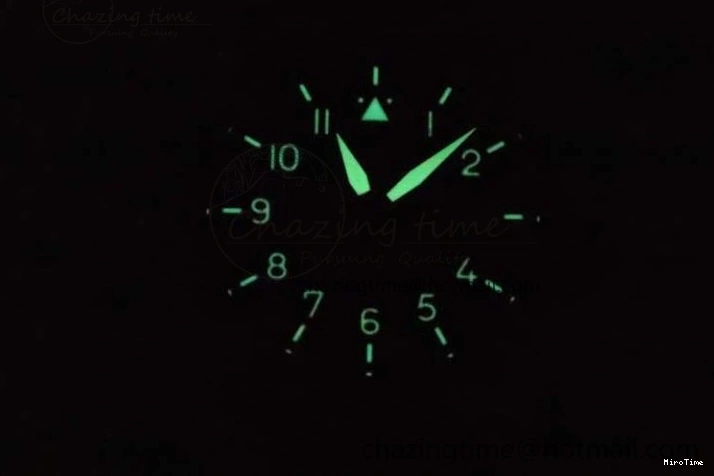 MIROTIME 0705 Mark XVIII IW327006 Titanium M+F 1:1 Best Edition Black Dial on Brown Leather Strap A Efficient 7052